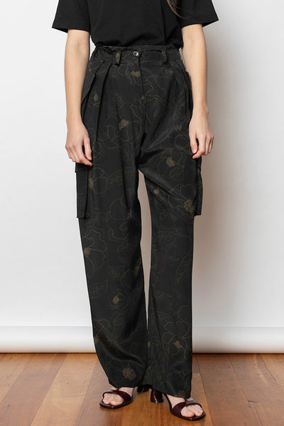 パンツ 23ss DRIES VAN NOTEN Floral Cargo Pants パンツ 23ss DRIES VAN NOTEN Floral Cargo Pants DRIES VAN