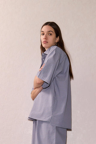 Short Sleeve Shirt - Pillow Check