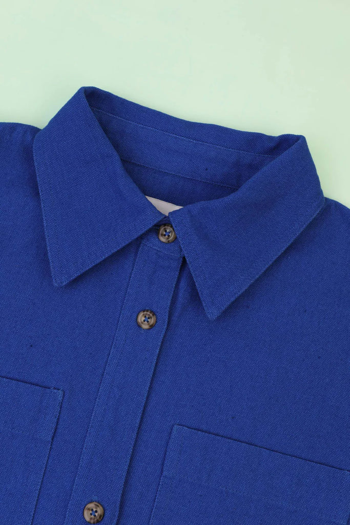 Wright Overshirt - Cobalt Blue