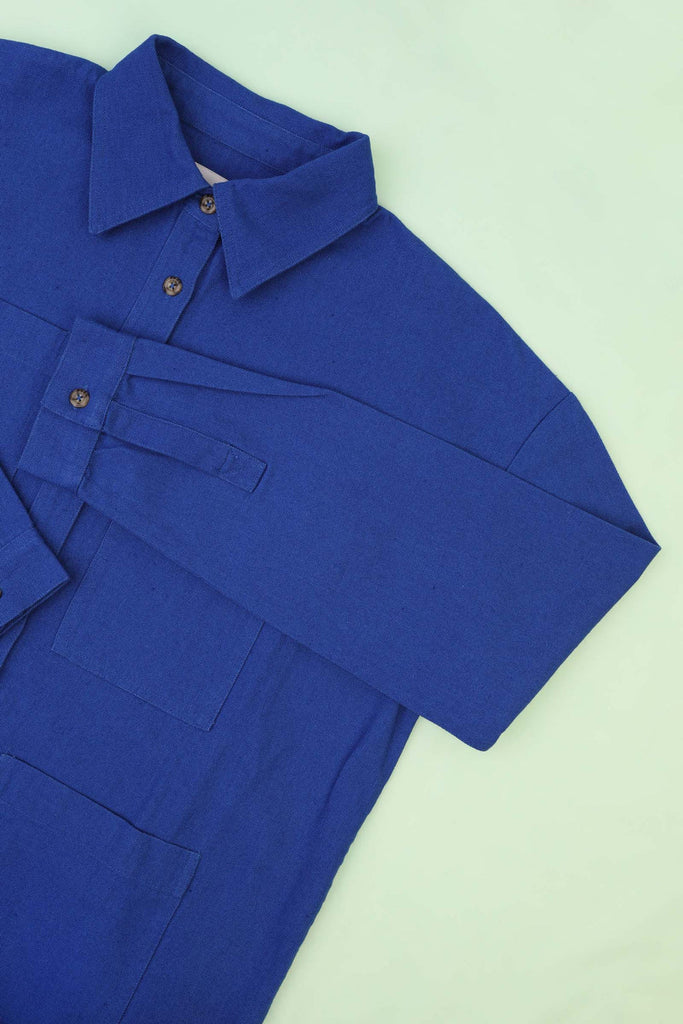Wright Overshirt - Cobalt Blue