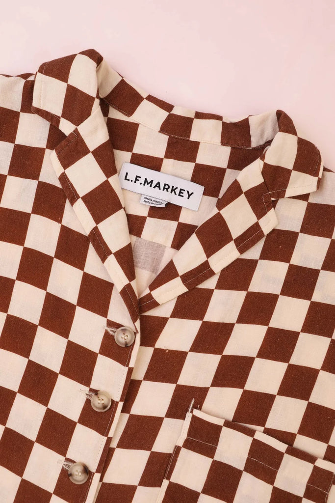 Maxim Shirt - Chestnut Check