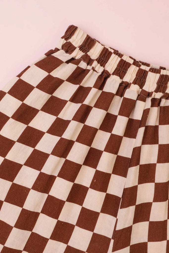 Graham Trouser - Chestnut Check