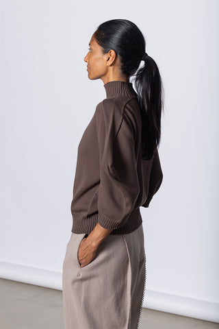 Akimbo Knit - Dark Brown