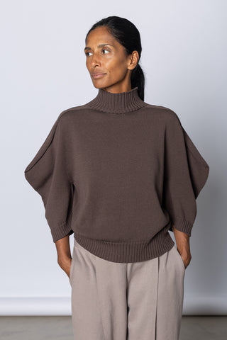 Akimbo Knit - Dark Brown