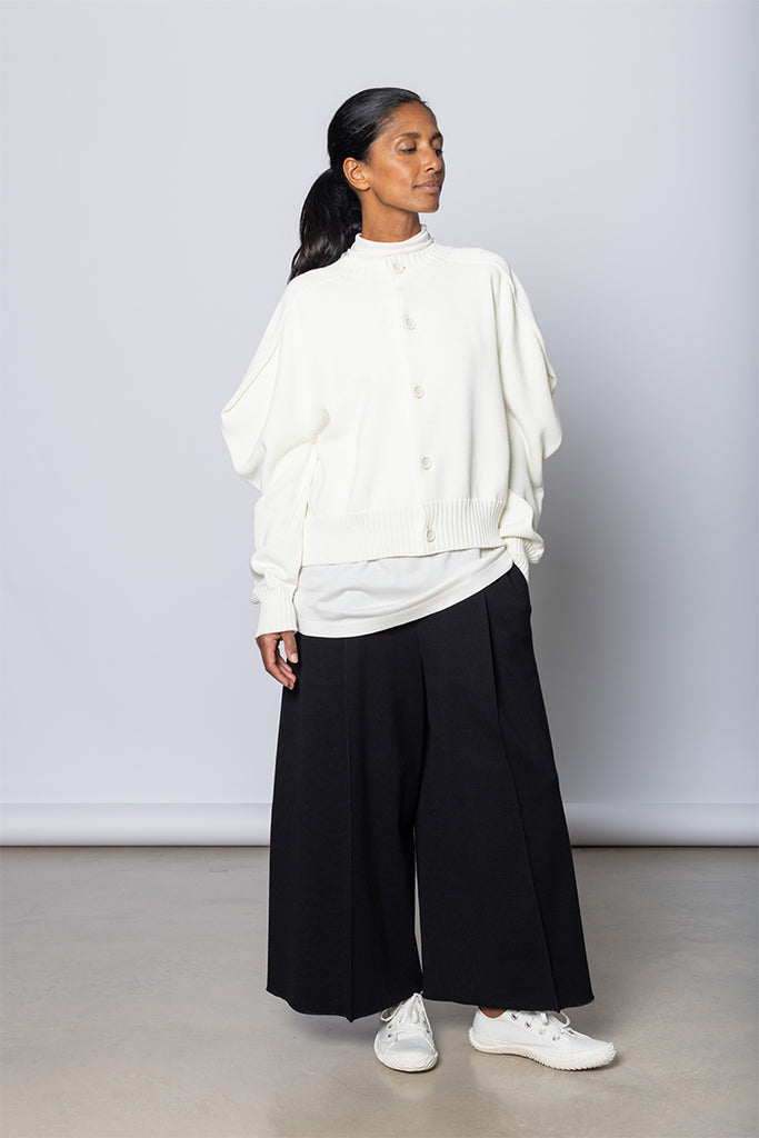 Akimbo Knit Cardigan - Off White