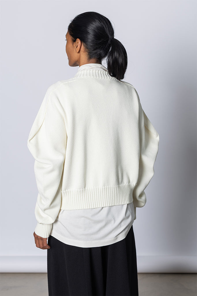Akimbo Knit Cardigan - Off White