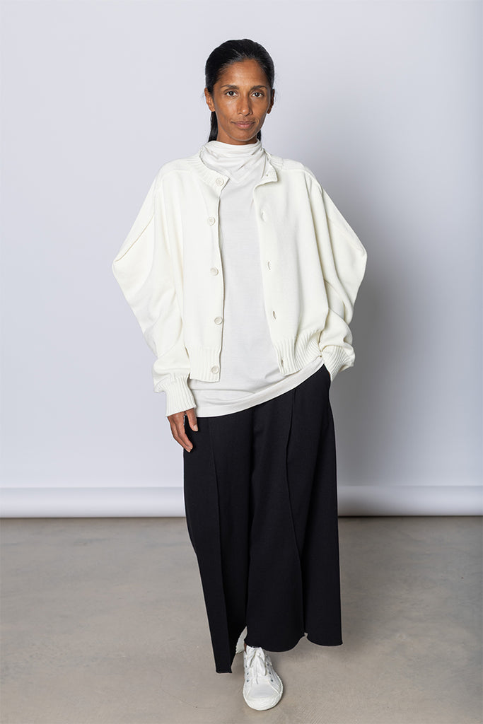 Akimbo Knit Cardigan - Off White