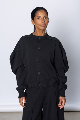 Akimbo Knit Cardigan - Black