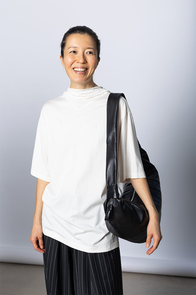 Large Croissant Bag - Black