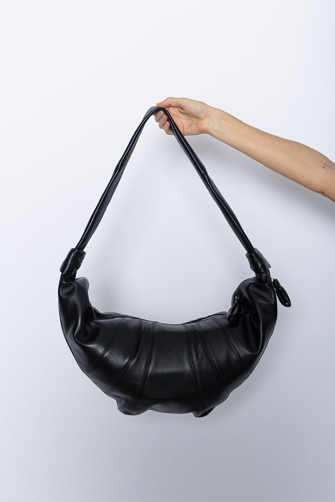 Large Croissant Bag - Black