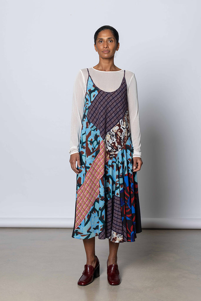 Printed Slip Dress - Multi