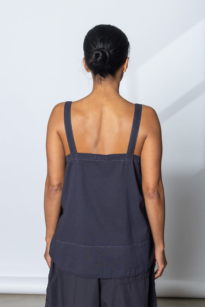 Garment Dyed Camisole Top - Inky Midnight