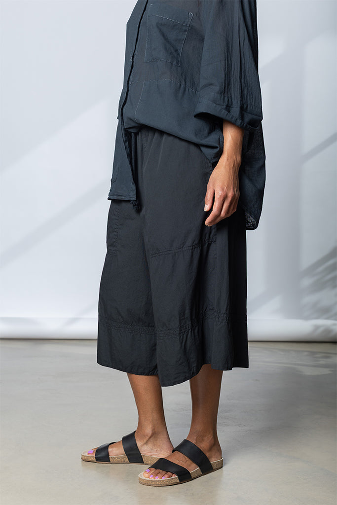Garment Dyed Big Shorts - Soft Black