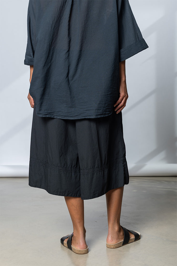 Garment Dyed Big Shorts - Soft Black