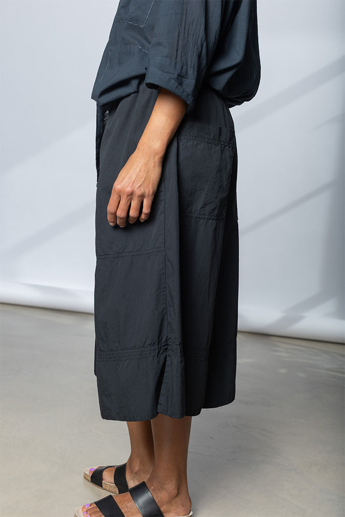 Garment Dyed Big Shorts - Soft Black