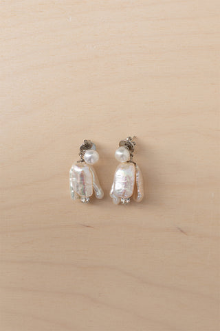 Pearl & Crystal Bloom Earrings