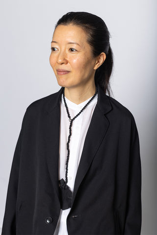 Silk Ball Necklace - Black