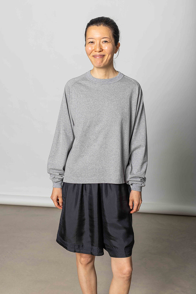 Mahuna Long Sleeve T-Shirt - Hambledon Grey