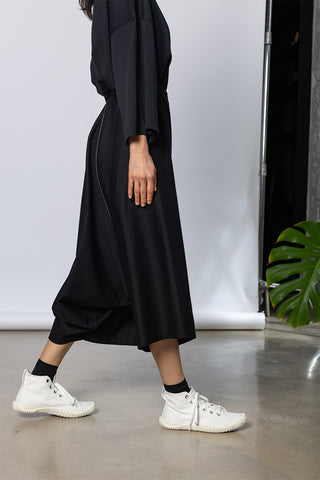 Y's Stitch Saroul Pant - Black