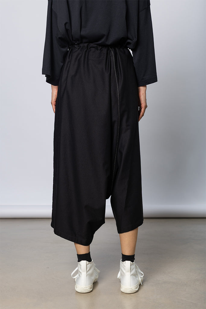Y's Stitch Saroul Pant - Black