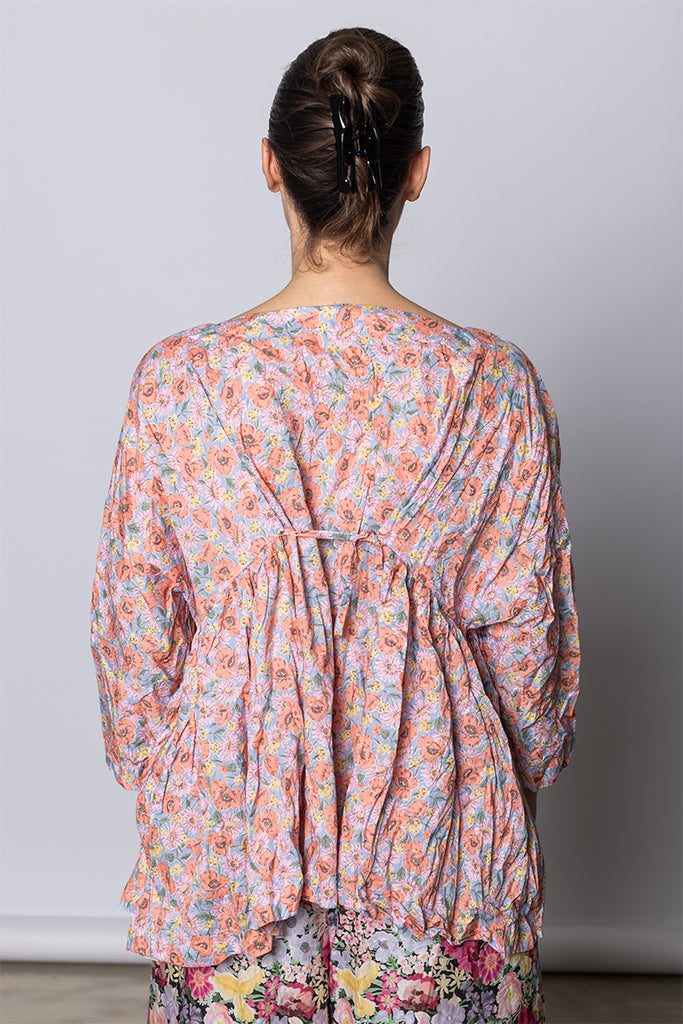 Camicia Shirt Newpride H65 Lavata - Fiori Rosa E