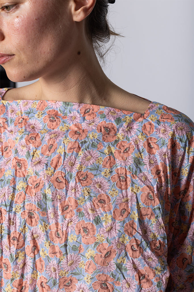 Camicia Shirt Newpride H65 Lavata - Fiori Rosa E