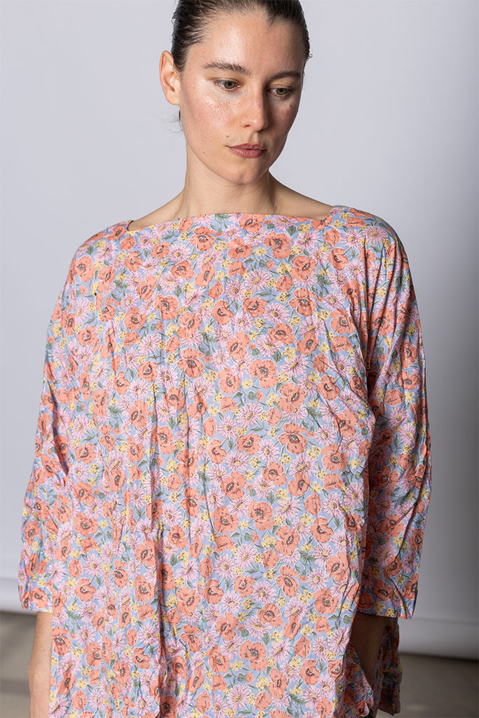 Camicia Shirt Newpride H65 Lavata - Fiori Rosa E