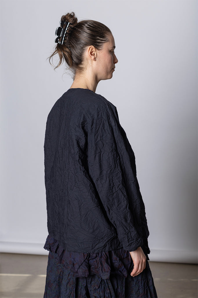 Giacca Jacket Bomber Singola Lavata - Black