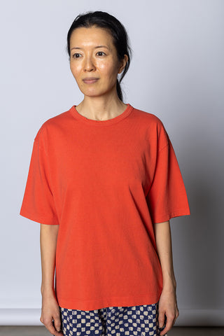 Short Sleeve Cotton Tee - Red Pitaya