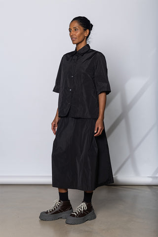 Taffeta Biscay Shirt - Jet Black