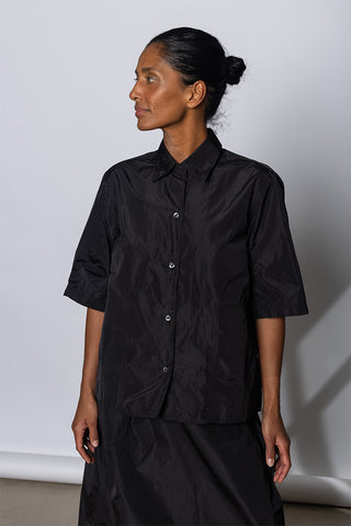 Taffeta Biscay Shirt - Jet Black