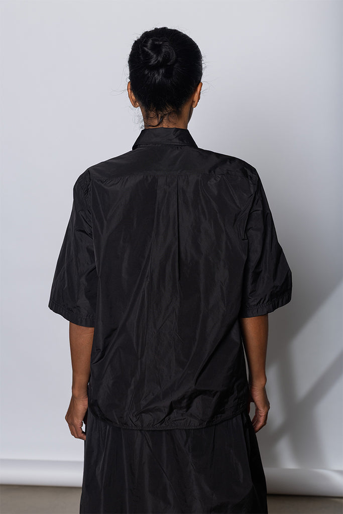 Taffeta Biscay Shirt - Jet Black