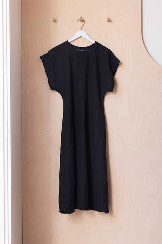 Sofie D'Hoore Ducie Short Sleeve Maxi Dress - Black