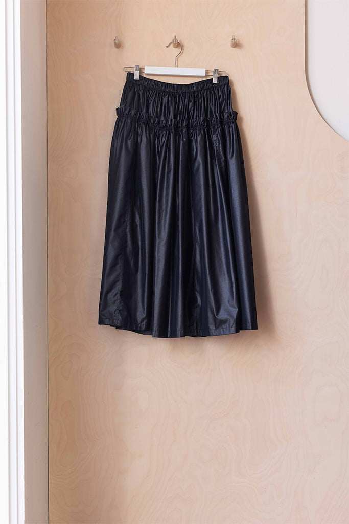 Sara Lanzi Gathered Skirt - Black