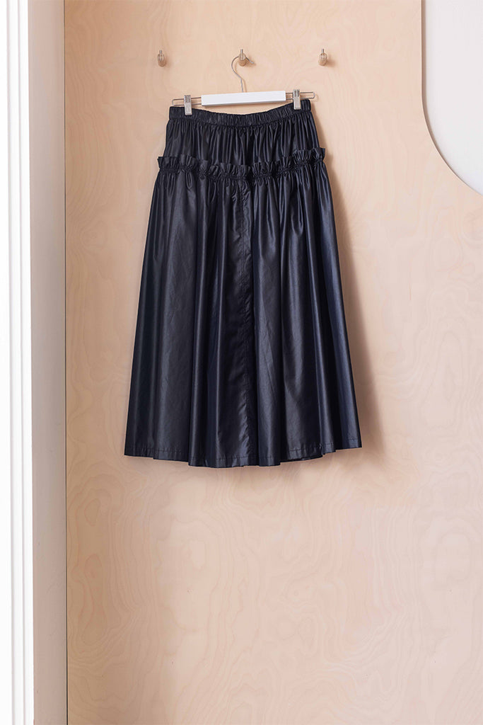 Sara Lanzi Gathered Skirt - Black