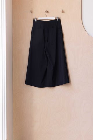 Y's by Yohji Yamamoto Flared Culottes - Black