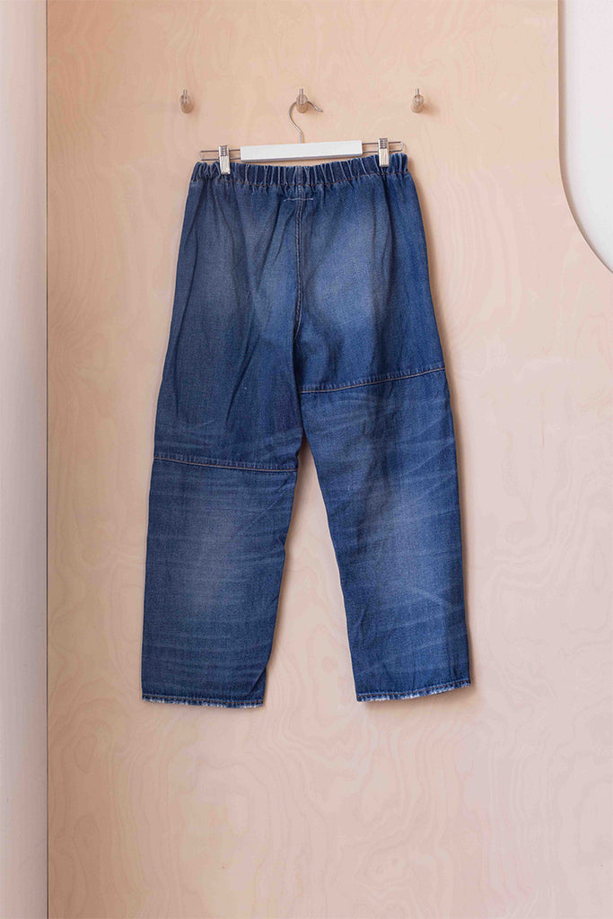 MM6 by Margiela Elastic Waist Jeans - Blue Washed