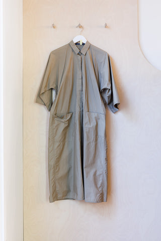Sofie D'Hoore Cotton Patch Pocket Shirt Dress - Tan