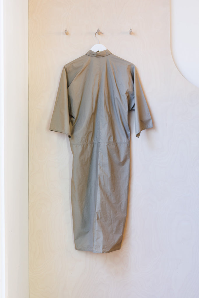 Sofie D'Hoore Cotton Patch Pocket Shirt Dress - Tan