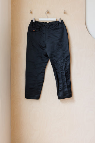 Comme Des Garçons Satin Pants - Black