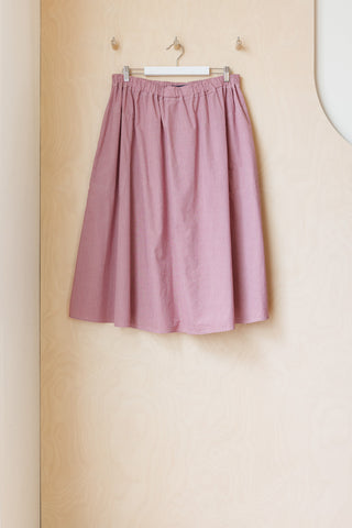 Sofie D'Hoore Gingham Skirt - Red/White