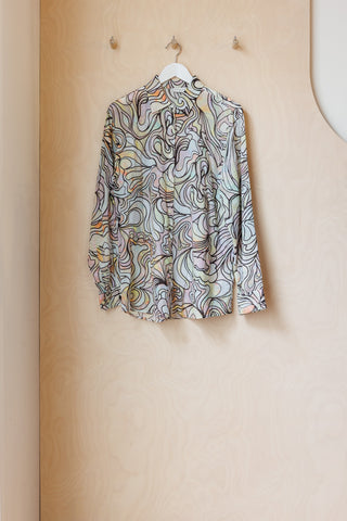 Dries Van Noten Clavelly Tris Shirt - Pearl