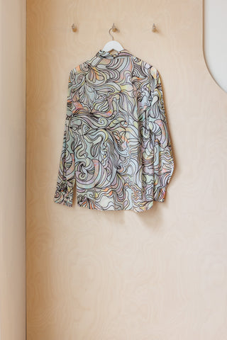 Dries Van Noten Clavelly Tris Shirt - Pearl
