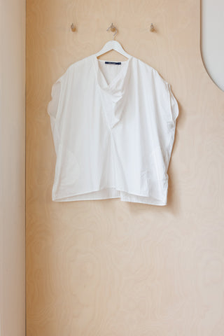 Sofie D'Hoore Cowl Neck Top - White