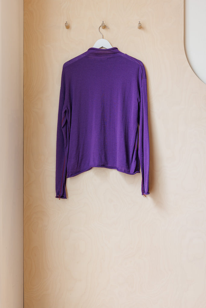 Sofie D'Hoore Mock Neck Sweater - Purple