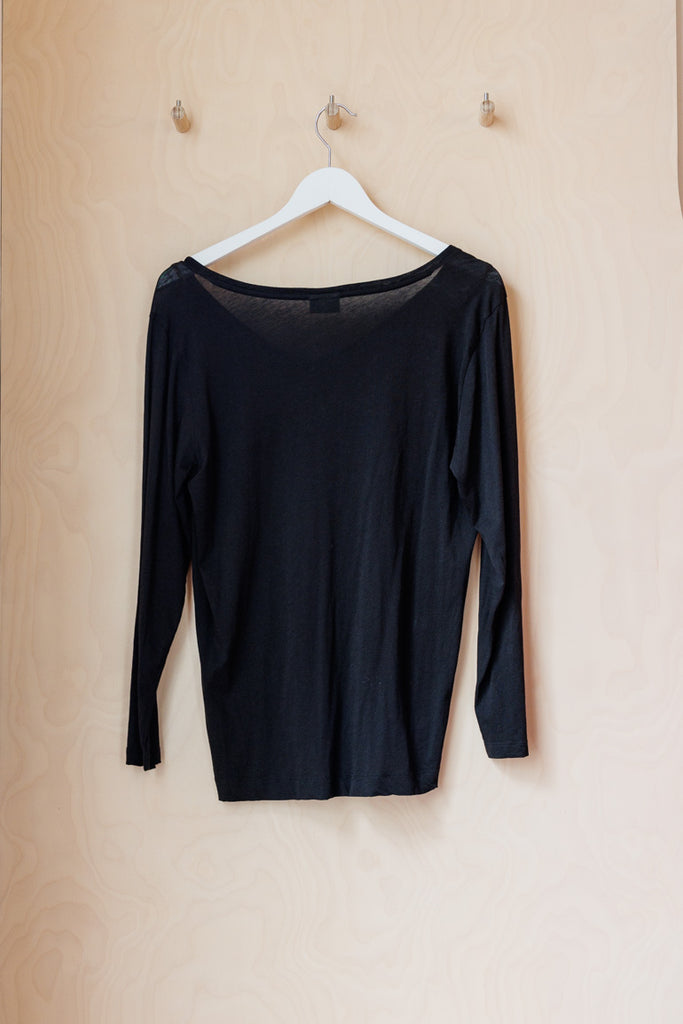 Dries Van Noten Long Sleeve T-Shirt - Black