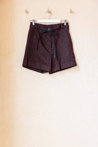 Dries Van Noten Star Printed Short - Black/Red