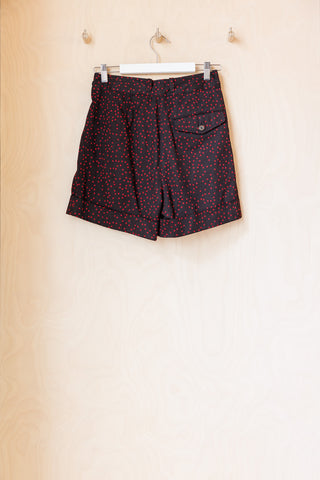Dries Van Noten Star Printed Short - Black/Red