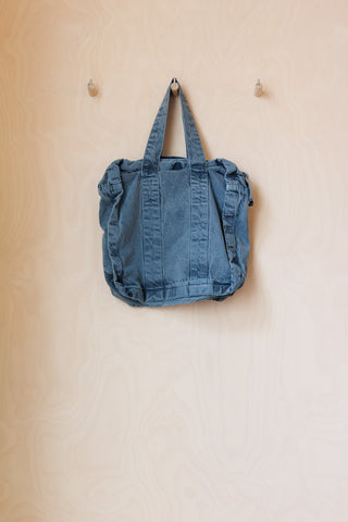Sono Stonewash Tote Bag - Blue