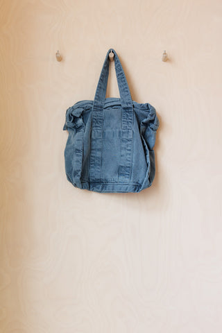 Sono Stonewash Tote Bag - Blue